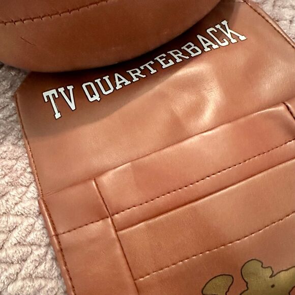 VINTAGE Official TV Quarterback Couch Remote Caddy Vinyl Football - Picture 3 of 5